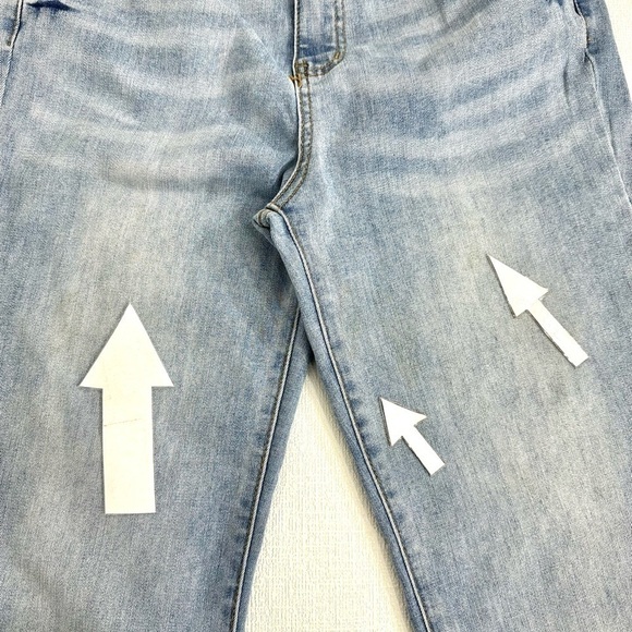 Juny wide leg high waist retro jeans size M - Picture 10 of 11